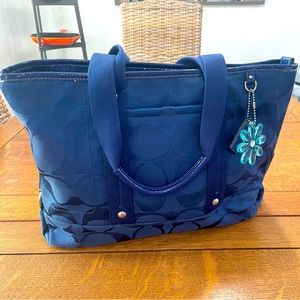 Coach Signature Jacquard Kyra Daisy Bag